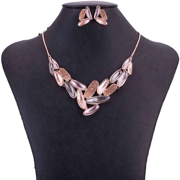 earrings & necklace ms1505067 fashion jewelry sets lead&nickle rosegold plated crystal pendant choker bridal, Silver
earrings & necklace ms1505067 fashion jewelry sets lead&nickle rosegold plated crystal pendant choker bridal, Silver