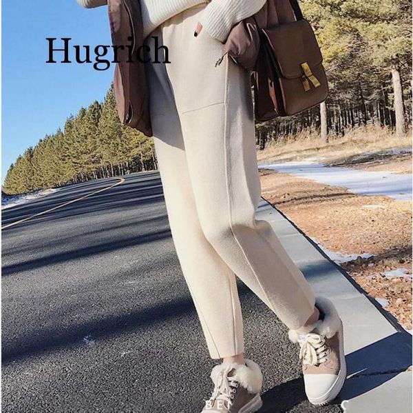 women's pants & capris fashion 2021 winter high waist harem woolen women plus size casual solid warm female long trousers, Black;white
women's pants & capris fashion 2021 winter high waist harem woolen women plus size casual solid warm female long trousers, Black;white