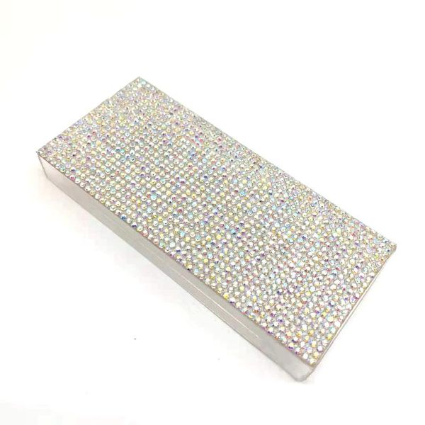 false eyelashes box plastic rectangular a/b color diamond packaging empty 3d mink with tray
false eyelashes box plastic rectangular a/b color diamond packaging empty 3d mink with tray