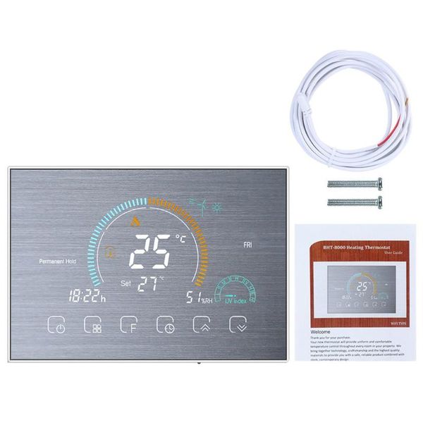 smart home control gas boiler heating thermostat wifi temperature programma weekly app backlight touch screen weather uv humidity display
smart home control gas boiler heating thermostat wifi temperature programma weekly app backlight touch screen weather uv humidity display
