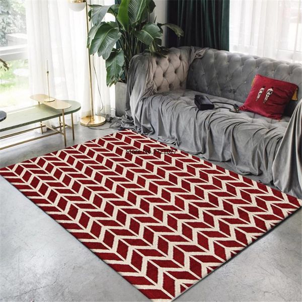 modern simple red carpet and white striped geometric pattern corridor decoration home kitchen floor mats carpets
modern simple red carpet and white striped geometric pattern corridor decoration home kitchen floor mats carpets