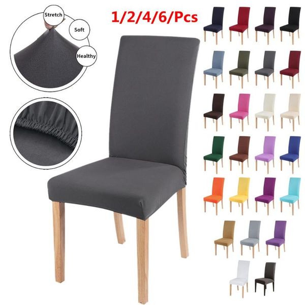 1/2/4/6pcs solid color chair cover spandex stretch elastic slipcovers protectors for dining room party wedding banquet covers
1/2/4/6pcs solid color chair cover spandex stretch elastic slipcovers protectors for dining room party wedding banquet covers