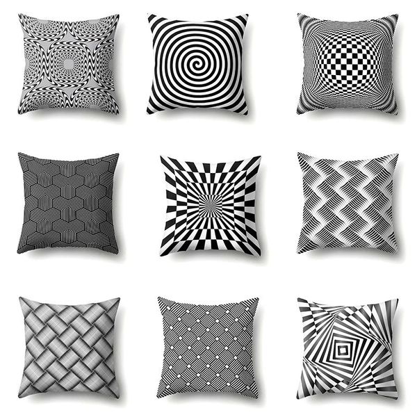 pillow case abstract pillowcase geometric black and white stripe dot cushion cover modern home textile products 2021
pillow case abstract pillowcase geometric black and white stripe dot cushion cover modern home textile products 2021