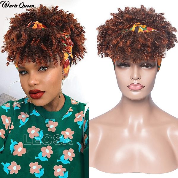 brown ombre wigs for black women headband short afro kinky curly wrap wig heat resistant ombre with bangs natural wigs
brown ombre wigs for black women headband short afro kinky curly wrap wig heat resistant ombre with bangs natural wigs