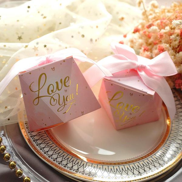gift wrap 50/100pcs love you candy box bag craft paper diamond shape wedding favor boxes packaging decoative party supplies
gift wrap 50/100pcs love you candy box bag craft paper diamond shape wedding favor boxes packaging decoative party supplies