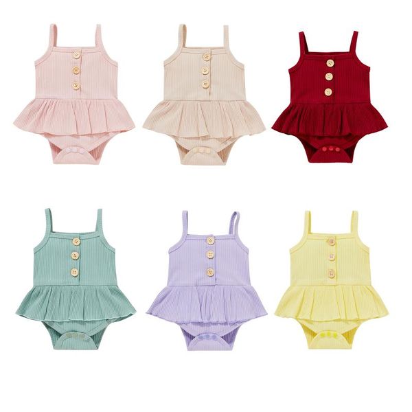 rompers toddler summer jumpsuit solid ribbed spaghetti strap romper skirt baby girls knitted clothes playsuits outwear clothings, Blue
rompers toddler summer jumpsuit solid ribbed spaghetti strap romper skirt baby girls knitted clothes playsuits outwear clothings, Blue
