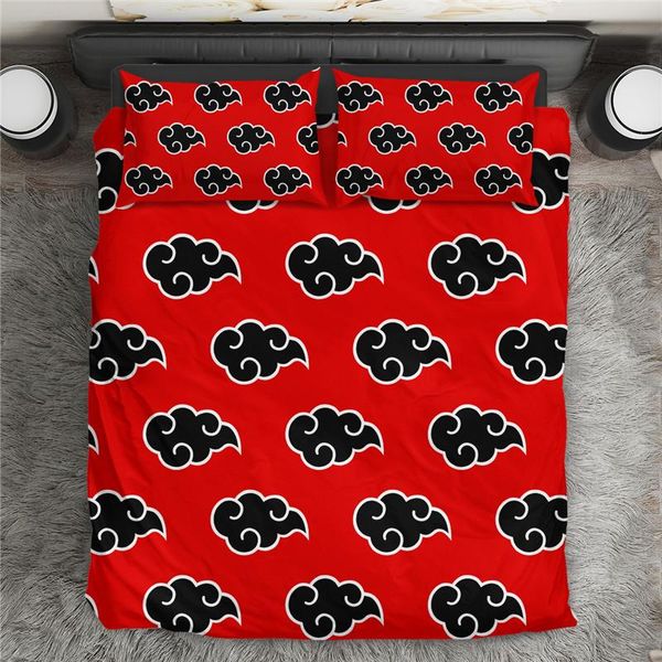 bedding sets black and red akatsuki duvet cover 2021 fashion japan anime bed sheet with 2pcs pillowcase for teen boys
bedding sets black and red akatsuki duvet cover 2021 fashion japan anime bed sheet with 2pcs pillowcase for teen boys