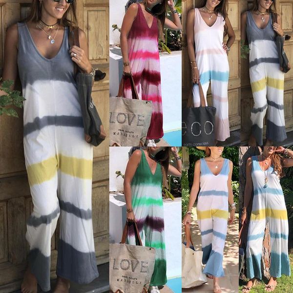 women's jumpsuits & rompers casual multi-colour v-neck sleeveless ladies vest stripe printed jumpsuit wide leg, Black;white
women's jumpsuits & rompers casual multi-colour v-neck sleeveless ladies vest stripe printed jumpsuit wide leg, Black;white