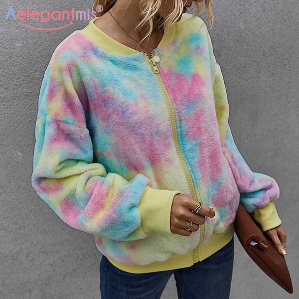 aelegantmis autumn women faux fur fluffy coat women's long sleeve ry jacket female loose zipper coats ladies outwear 210607, Black;brown
aelegantmis autumn women faux fur fluffy coat women's long sleeve ry jacket female loose zipper coats ladies outwear 210607, Black;brown