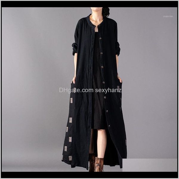 jackets outerwear coats clothing apparel drop delivery 2021 arrival cotton linen womens simple personality fashion vintage tide large size, Black;brown
jackets outerwear coats clothing apparel drop delivery 2021 arrival cotton linen womens simple personality fashion vintage tide large size, Black;brown
