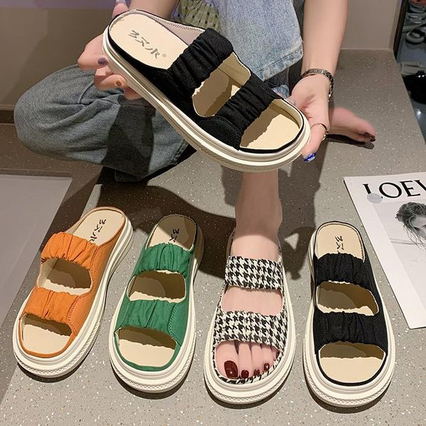 sandals pu woman 2021 fashion summer shoes for women vacation beach slippers anti-slip outside leisure lazy, Black
sandals pu woman 2021 fashion summer shoes for women vacation beach slippers anti-slip outside leisure lazy, Black