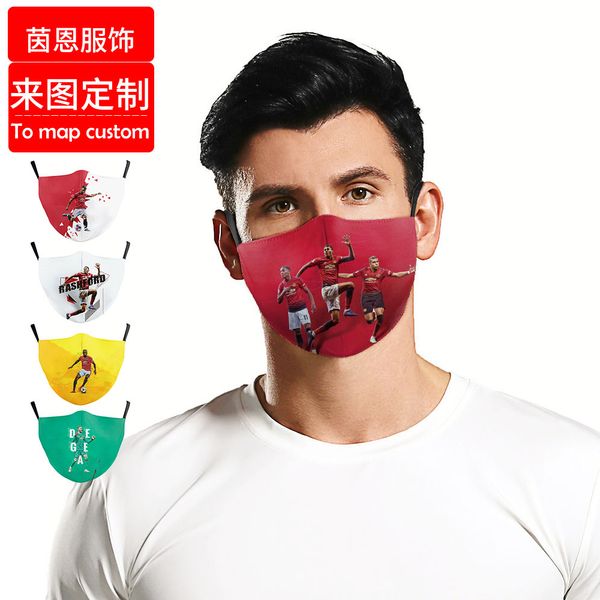 high-quality masks 3d digital team football printed parent-child sports dust mask tide
high-quality masks 3d digital team football printed parent-child sports dust mask tide