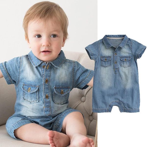 born boys girls cowboy jumpsuits clothes summer baby rompers short sleeve children, Blue
born boys girls cowboy jumpsuits clothes summer baby rompers short sleeve children, Blue