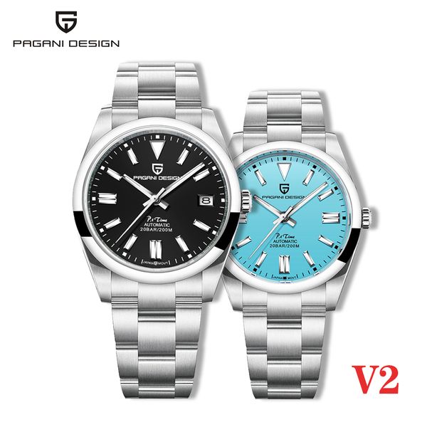 2021 pagani design new 39mm mens mechanical watches nh35 automatic watch sapphire stainless steel 20bar waterproof reloj hombre, Slivery;brown
2021 pagani design new 39mm mens mechanical watches nh35 automatic watch sapphire stainless steel 20bar waterproof reloj hombre, Slivery;brown