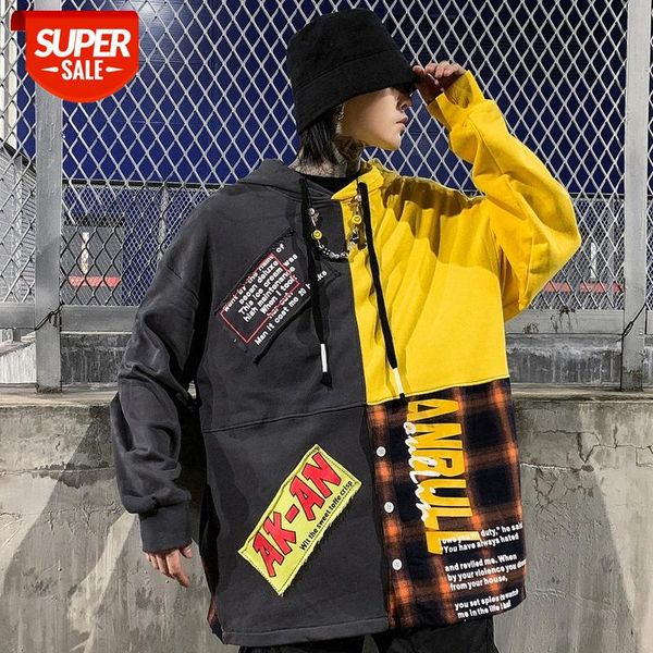 sweater men's hooded round neck loose jacket casual youth shirt men #di6x, Black
sweater men's hooded round neck loose jacket casual youth shirt men #di6x, Black