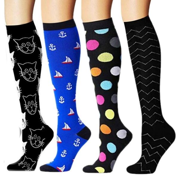 men's socks 50 styles compression nursing varicose veins women men running marathon leg relief pain high stockings, Black
men's socks 50 styles compression nursing varicose veins women men running marathon leg relief pain high stockings, Black