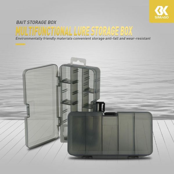 2pcs fishing tackle box 5 grid matte thickened bait for winter organizer storage system tool accessories
2pcs fishing tackle box 5 grid matte thickened bait for winter organizer storage system tool accessories