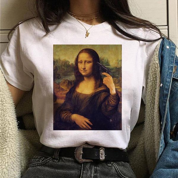 mona lisa harajuku 90s women t shirts funny vintage white ullzang tees tumblr streetwear
mona lisa harajuku 90s women t shirts funny vintage white ullzang tees tumblr streetwear