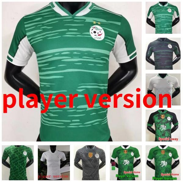 21 22 algeria soccer jerseys 2021 2022 national team mahrez feghouli player version mens slimani bennacer atal home away football shirt shor, Black;yellow
21 22 algeria soccer jerseys 2021 2022 national team mahrez feghouli player version mens slimani bennacer atal home away football shirt shor, Black;yellow