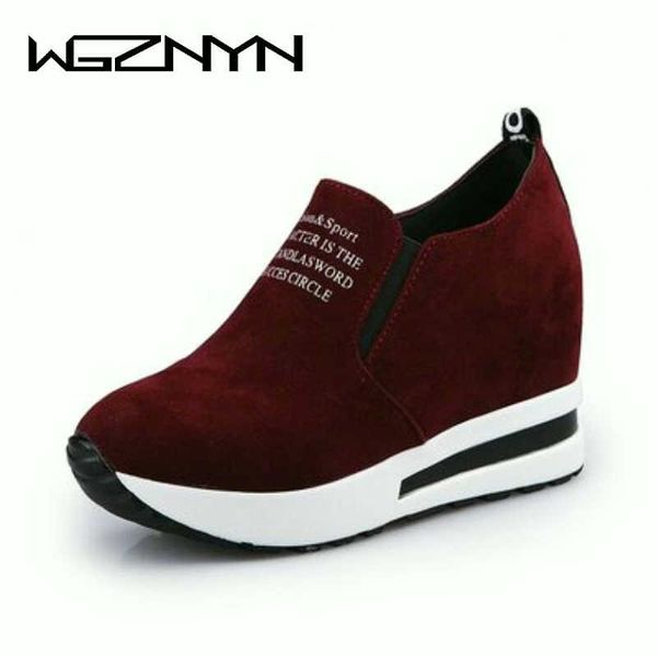 dress shoes wgznyn women slimming platform woman fashion wedges 7cm high sneakers increased internal female casual w004, Black
dress shoes wgznyn women slimming platform woman fashion wedges 7cm high sneakers increased internal female casual w004, Black