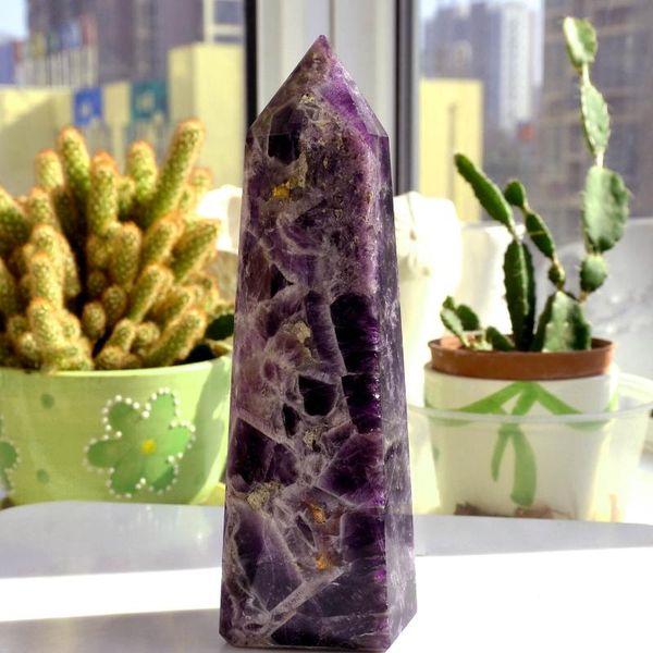 decorative objects & figurines natural dream amethyst quartz crystal wand point healing
decorative objects & figurines natural dream amethyst quartz crystal wand point healing