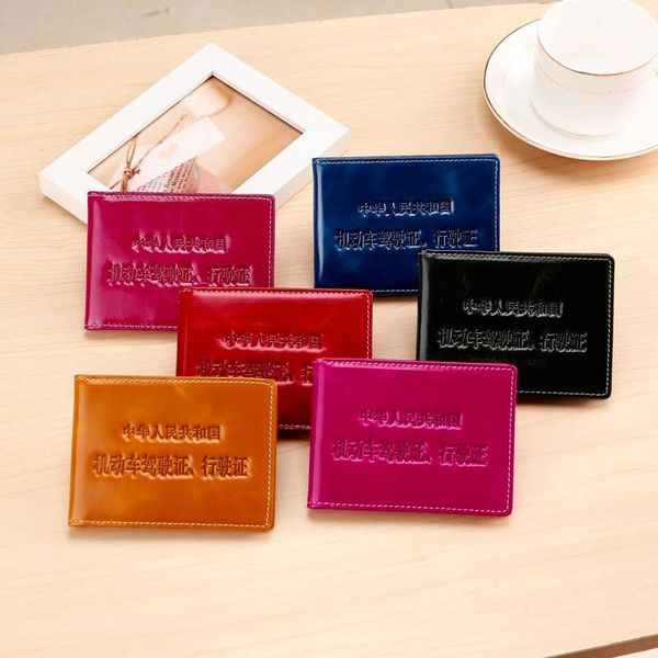 card holders oil wax leather driver's license, men's and women's car driving holster, multi-card work permit, Brown;gray
card holders oil wax leather driver's license, men's and women's car driving holster, multi-card work permit, Brown;gray
