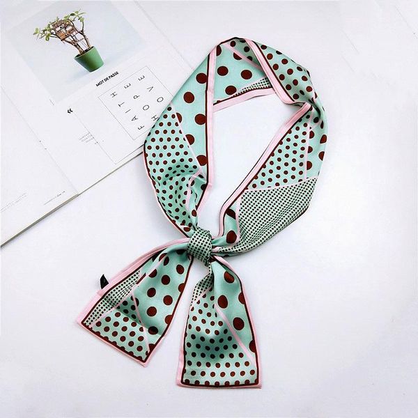 scarves summer women's scarf headscarf long strip korean neckerchief fashion bag handle ribbon headband design bandana, Blue;gray
scarves summer women's scarf headscarf long strip korean neckerchief fashion bag handle ribbon headband design bandana, Blue;gray