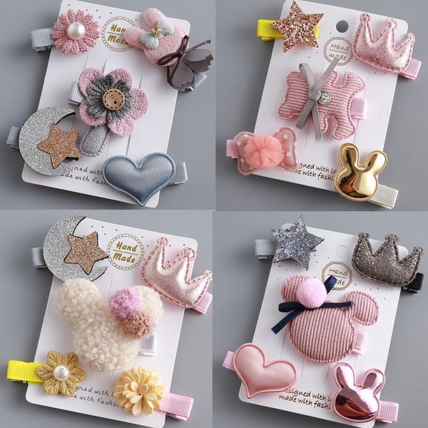hair accessories 5pcs/lot children kids lovely star clip cute animal clips for girls barrettes hairpins, Slivery;white
hair accessories 5pcs/lot children kids lovely star clip cute animal clips for girls barrettes hairpins, Slivery;white
