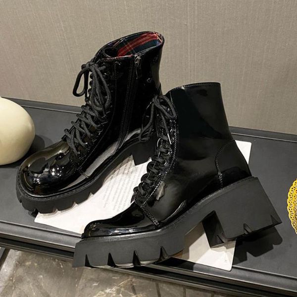 boots brand leisure platform skidproof sole chunky heels cool design ankle bootsfashion winter shoes women, Black
boots brand leisure platform skidproof sole chunky heels cool design ankle bootsfashion winter shoes women, Black