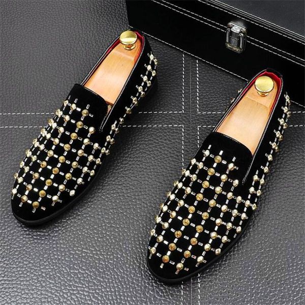 dress shoes rivet rhinestone pointed toe men's leather black casual spring and autumn fashion small
dress shoes rivet rhinestone pointed toe men's leather black casual spring and autumn fashion small