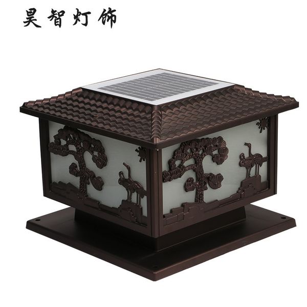 european style solar energy led wall flat pine tree column head die casting aluminum outdoor courtyard lamp
european style solar energy led wall flat pine tree column head die casting aluminum outdoor courtyard lamp