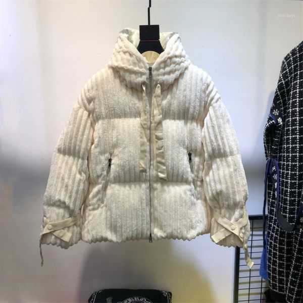 women's down & parkas women winter warm hooded coats thick fluffy corduroy zipper white duck jackets female casual clothes, Black
women's down & parkas women winter warm hooded coats thick fluffy corduroy zipper white duck jackets female casual clothes, Black
