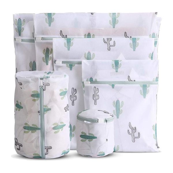 laundry bags 6 pcs mesh with prints,travel storage bag,garment washing for clothes,bras, underwear,socks,green
laundry bags 6 pcs mesh with prints,travel storage bag,garment washing for clothes,bras, underwear,socks,green