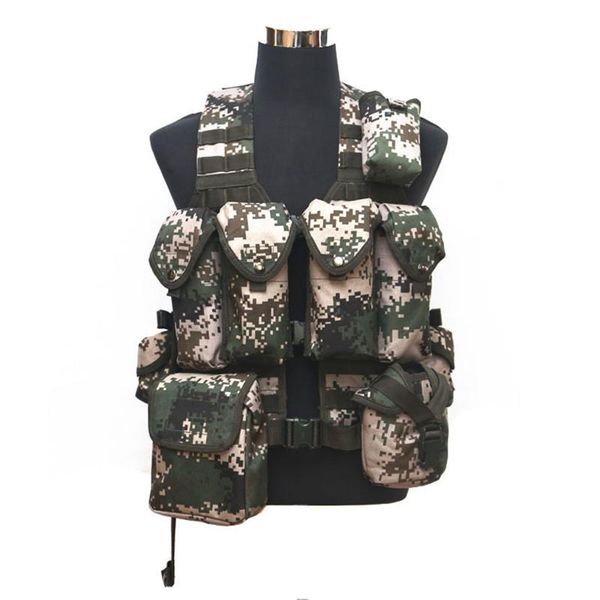 hunting jackets cadre's seven piece tactical vest outdoor wars fighting individual carrying forest land training combat waistcoat, Camo;black
hunting jackets cadre's seven piece tactical vest outdoor wars fighting individual carrying forest land training combat waistcoat, Camo;black