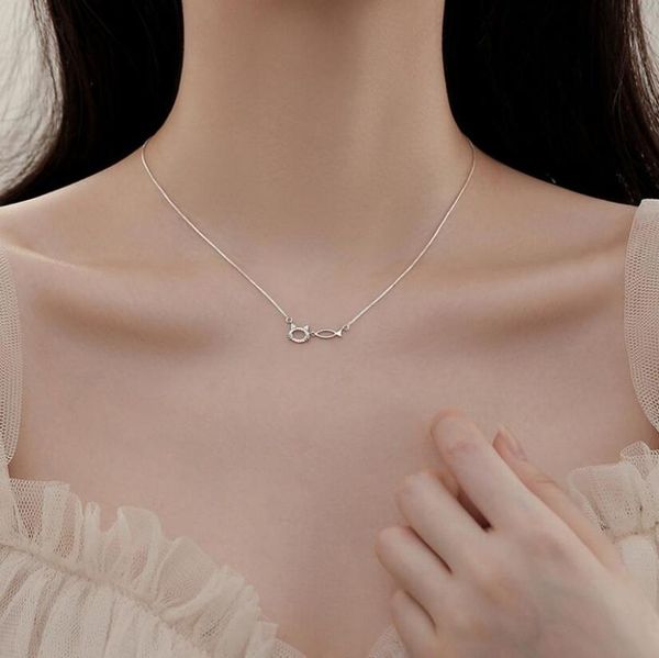 chains 925 sterling silver cat fish necklaces for women simple cute clavicle chain all-match student's wedding party jewelry gift
chains 925 sterling silver cat fish necklaces for women simple cute clavicle chain all-match student's wedding party jewelry gift