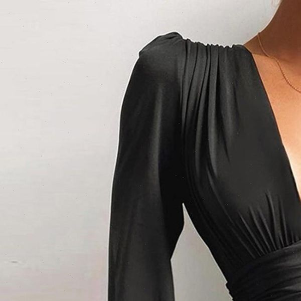 low chest outfits cut womens jumpsuit solid color slim long sleeved hip package body top, Black;white
low chest outfits cut womens jumpsuit solid color slim long sleeved hip package body top, Black;white