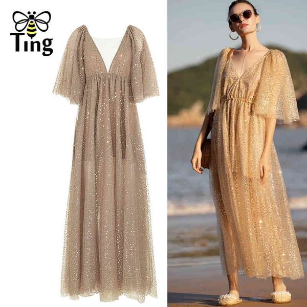 designer flare sleeve luxury glitter shiny sequined party night dresses vintage elegant summer a line elbise zbra 210513, Black;gray
designer flare sleeve luxury glitter shiny sequined party night dresses vintage elegant summer a line elbise zbra 210513, Black;gray