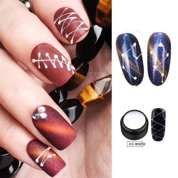 5ml creative nail spider gel web painting art uv wire drawing elasticity point line soak off nails polish, Red;pink
5ml creative nail spider gel web painting art uv wire drawing elasticity point line soak off nails polish, Red;pink