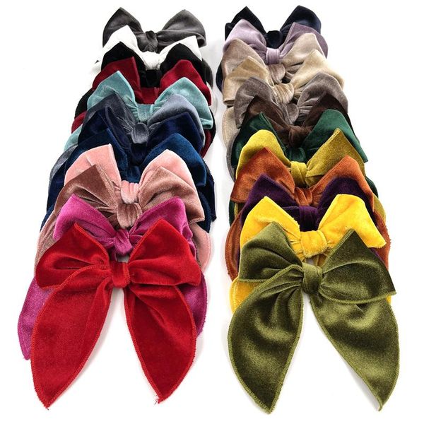 hair accessories velvet fable bow clips baby girls women large sailor head bows grips for kids christmas barrettes, Slivery;white
hair accessories velvet fable bow clips baby girls women large sailor head bows grips for kids christmas barrettes, Slivery;white