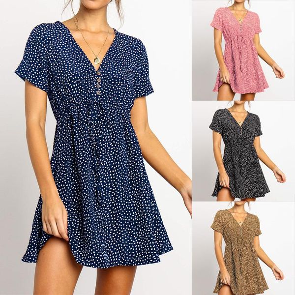 casual dresses 2021 vrouwen jurk zomer nieuwe mode diepe v-hals hoge taille afdrukken korte mouw knop vetersluiting wilde, Black;gray
casual dresses 2021 vrouwen jurk zomer nieuwe mode diepe v-hals hoge taille afdrukken korte mouw knop vetersluiting wilde, Black;gray