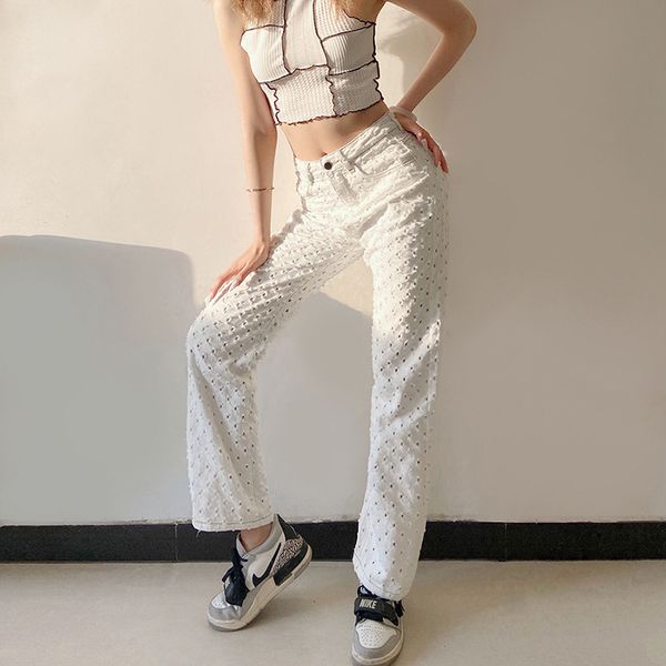 women's pants & capris european and american style 2021 spring autumn wave point loose high waist bag hip fashion casual wide-leg, Black;white
women's pants & capris european and american style 2021 spring autumn wave point loose high waist bag hip fashion casual wide-leg, Black;white