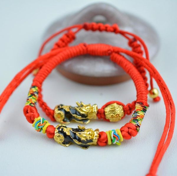 charm bracelets discoloration pi xiu lucky bracelet rpe rope beads adjustable jewelry for men and women wholesale yp8095, Golden;silver
charm bracelets discoloration pi xiu lucky bracelet rpe rope beads adjustable jewelry for men and women wholesale yp8095, Golden;silver