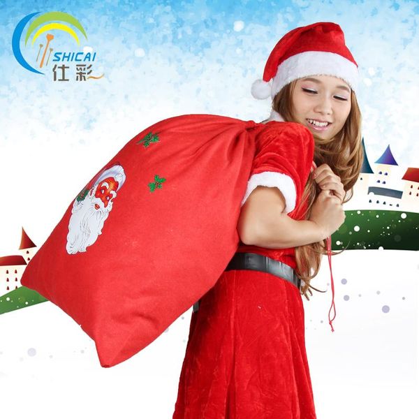 christmas decorations 1pcs / bags present santa claus decoration red gift sack wedding 
christmas decorations 1pcs / bags present santa claus decoration red gift sack wedding