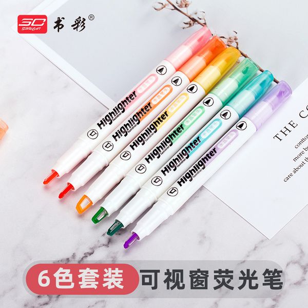 window visual orcent pen student key mark macaron transparent head 6 color double, Black;red
window visual orcent pen student key mark macaron transparent head 6 color double, Black;red