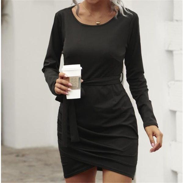 autumn spring women black fashion dress high waist round neck long sleeve slim casual leisure basic bodycon leotard stylish dresses, Black;gray
autumn spring women black fashion dress high waist round neck long sleeve slim casual leisure basic bodycon leotard stylish dresses, Black;gray