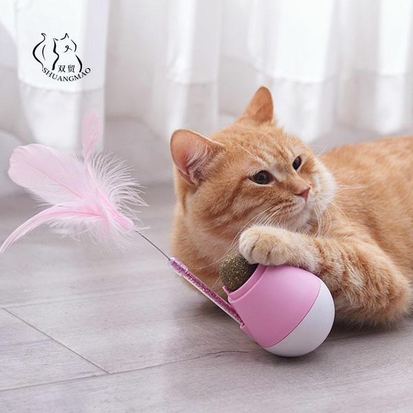cat toys pet catnip ball kitten toy 3 in 1 multi-function tumbler edible mint cats home chasing game interactive feather
cat toys pet catnip ball kitten toy 3 in 1 multi-function tumbler edible mint cats home chasing game interactive feather