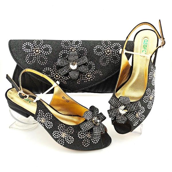 dress shoes olomm black color matching women shoe and bags set decorated with rhinestone african bag for partymm-3
dress shoes olomm black color matching women shoe and bags set decorated with rhinestone african bag for partymm-3