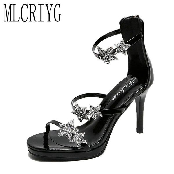 size 34-39 in 6 color 2021 women mature pumps high heels wedding bling stars shoes woman summer ladies luxurious sandals, Black
size 34-39 in 6 color 2021 women mature pumps high heels wedding bling stars shoes woman summer ladies luxurious sandals, Black