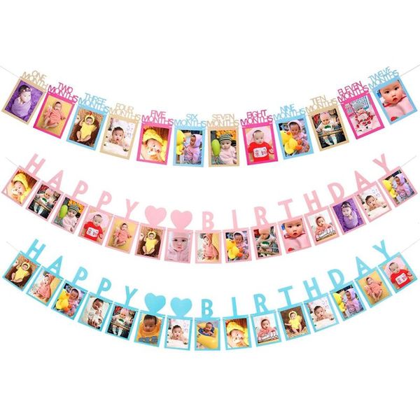 party decoration 1st birthday po frame banner for born baby 12 month pograph bunting garland first celebration
party decoration 1st birthday po frame banner for born baby 12 month pograph bunting garland first celebration