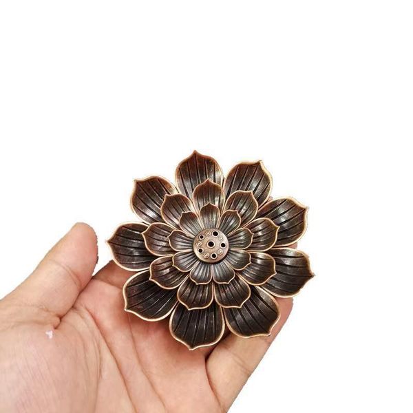 fragrance lamps alloy incense burner stick holder buddhism lotus line plate sandalwood coil base temples yoga studios home decoration
fragrance lamps alloy incense burner stick holder buddhism lotus line plate sandalwood coil base temples yoga studios home decoration